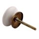 Tajmahal Ceramic Flat Dresser Knob